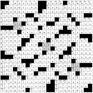 New York Times Crossword Answers Sunday September 1st 2024