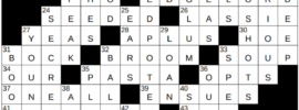 New York Times Crossword Answers Friday October 11th 2024