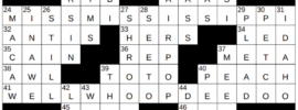 New York Times Crossword Answers Monday October 14th 2024