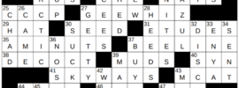 New York Times Crossword Answers Saturday October 12th 2024