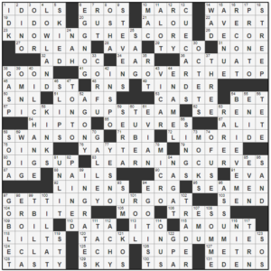 New York Times Crossword Answers Sunday October 13th 2024