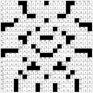 New York Times Crossword Answers Sunday October 27th 2024