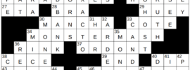 New York Times Crossword Answers Thursday October 31st 2024