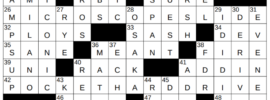 New York Times Crossword Answers Wednesday October 23rd 2024