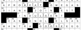 New York Times Crossword Answers Wednesday October 30th 2024