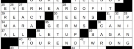 New York Times Crossword Answers Friday November 15th 2024