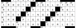 New York Times Crossword Answers Friday November 8th 2024