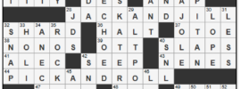 New York Times Crossword Answers Monday November 18th 2024