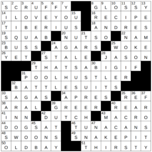 New York Times Crossword Answers Saturday November 23rd 2024