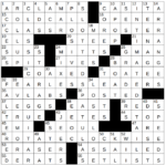 New York Times Crossword Answers Saturday November 2nd 2024