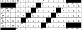 New York Times Crossword Answers Thursday November 21st 2024