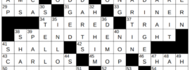 New York Times Crossword Answers Tuesday November 19th 2024