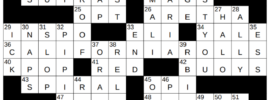 New York Times Crossword Answers Tuesday November 5th 2024