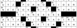 New York Times Crossword Answers Wednesday November 13th 2024