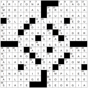 New York Times Crossword Answers Wednesday November 13th 2024