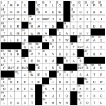 New York Times Crossword Answers Wednesday November 20th 2024