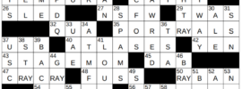 New York Times Crossword Answers Wednesday November 20th 2024