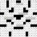 New York Times Crossword Answers Wednesday November 6th 2024